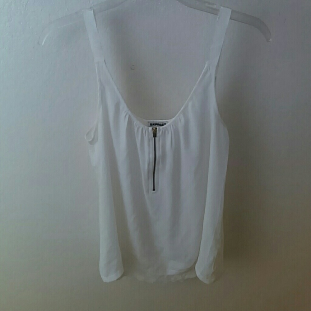 White Strap Top